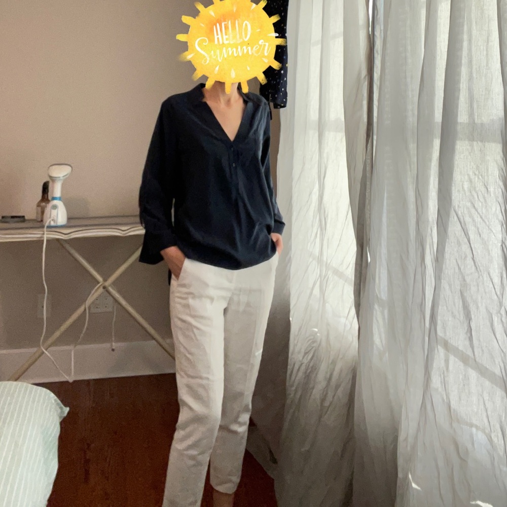 Not for sale! Try on Zoe & Sam Silk Shirt